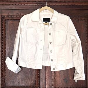 Banana Republic White Jean Jacket